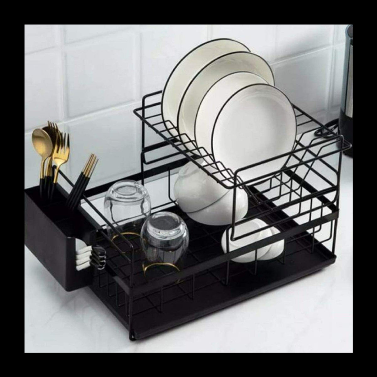 HomeCloud Kitchen Dish Rack Steel |Dish Drainer